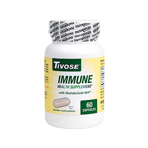 Tivose® with Maitake mushroom extract - Immune Health Supplement, 60 Count  - Nutramax Laboratories Consumer Care, Inc. Online Store