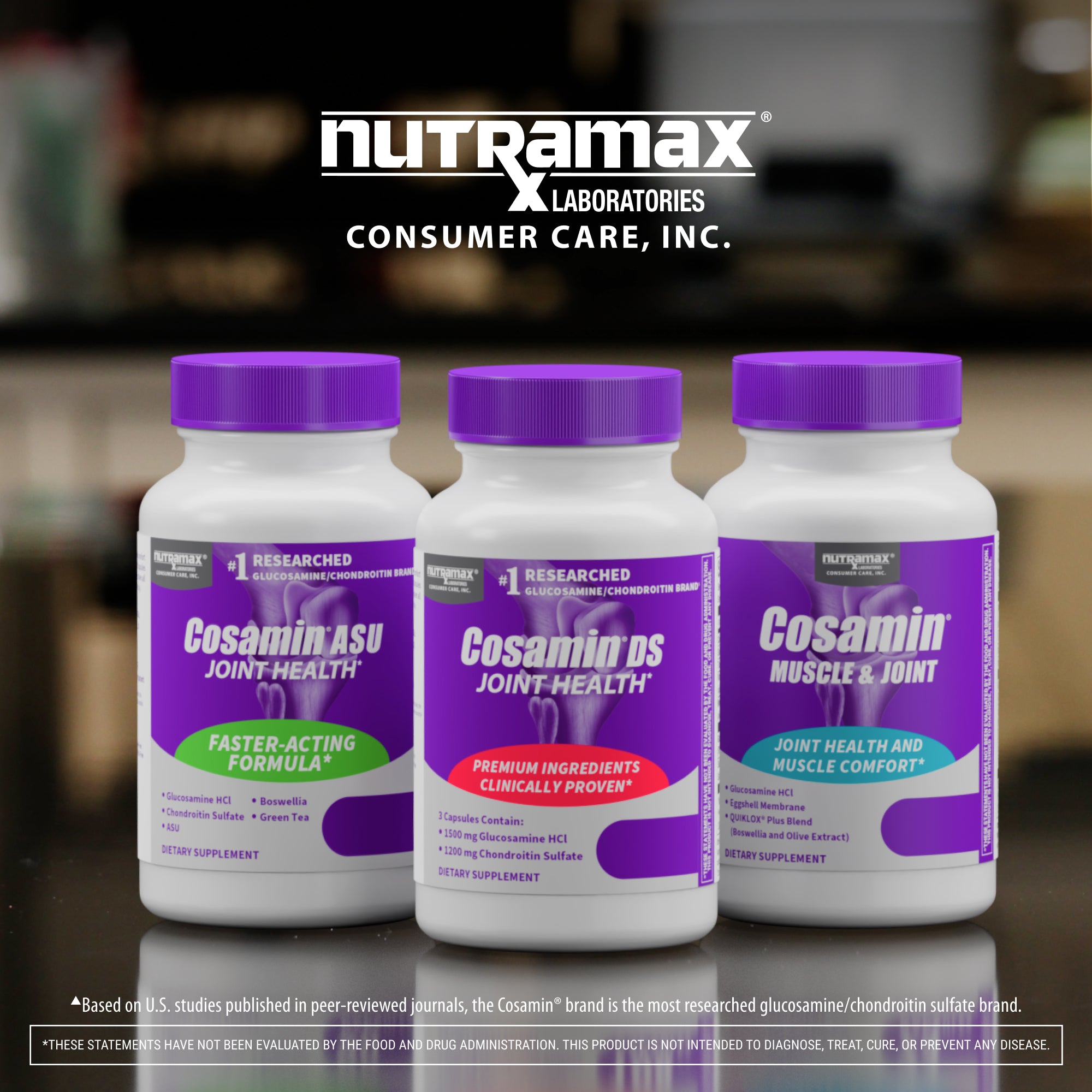 Cosamin® DS 108 Capsules - Nutramax Laboratories Consumer Care, Inc ...